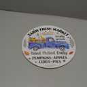 Fall Wooden Hanging Sign Maple Tree Autumn Thanksgiving Wall Door Decor Fall Decorations for Home Office Classroom Party Living Room Porch Indoor Outdoor (Air)