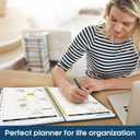 2026 Planner, Weekly and Monthly Calender Planner, Jan 2026 to Dec 2026, Hardcover 2026 Calendar Book with Tabs & Inner Pocket, Office Home School Supplies for Women & Men - A4 (8.5" x 11"), Navy Blue