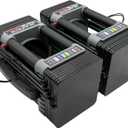 PowerBlock Elite EXP Adjustable Dumbbells, Sold in Pairs, Stage 1, 5-50 lb. Dumbbells, Durable Steel Build, Innovative Workout Equipment, All-in-One Dumbbells, Expandable with Expansion Kits