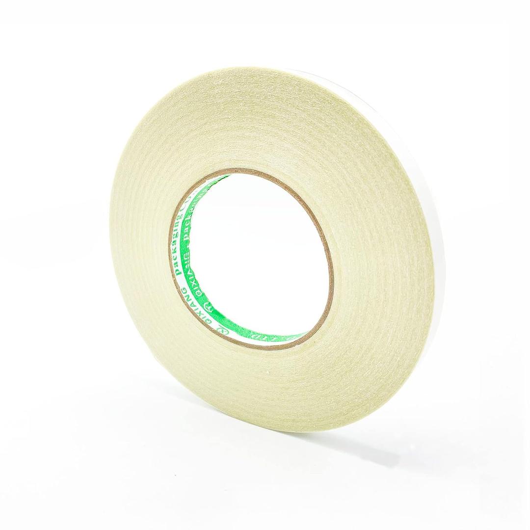 1/2 Inch x 200 Feet Fabric Tape Double Sided, Clear Adhesive Cloth Hem Tape Leather Tape No Sew Stitch Witchery Hemming Tape for Clothes, Fabric, Pants, Dress