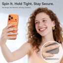 2 x Summer Series 360 Spin Stand for iPhone 17 Pro Max Case (Compatible with MagSafe) [Military Drop Protection] Magnetic Clear Shockproof Protective for 17 Pro Max Phone Case 6.9'', Cosmic Orange
