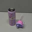 Ello Pop & Fill 18oz Stainless Steel Kids Water Bottle with Quick Fill Lid | Vacuum Insulated BPA Free Bottle with Leak Proof Straw and Chug Lid, Dishwasher Safe, Gift For Kids Teens, Winging It