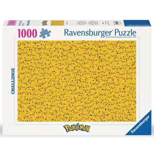 Ravensburger 1000 Piece Pikachu Challenge Puzzle for Adults & Children Aged 14+, Pokémon Gift, Yellow, Intermediate Skill Level 