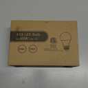 A19 LED Light Bulbs, 60 Watt Equivalent LED Bulbs, Soft White 2700K, 800 Lumens, E26 Standard Base, Non-Dimmable, 8W Warm White LED Bulbs for Bedroom Living Room, 3 Pack