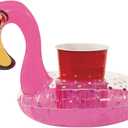 POOLCANDY Glitter Flamingo Drink Float 2 Pack