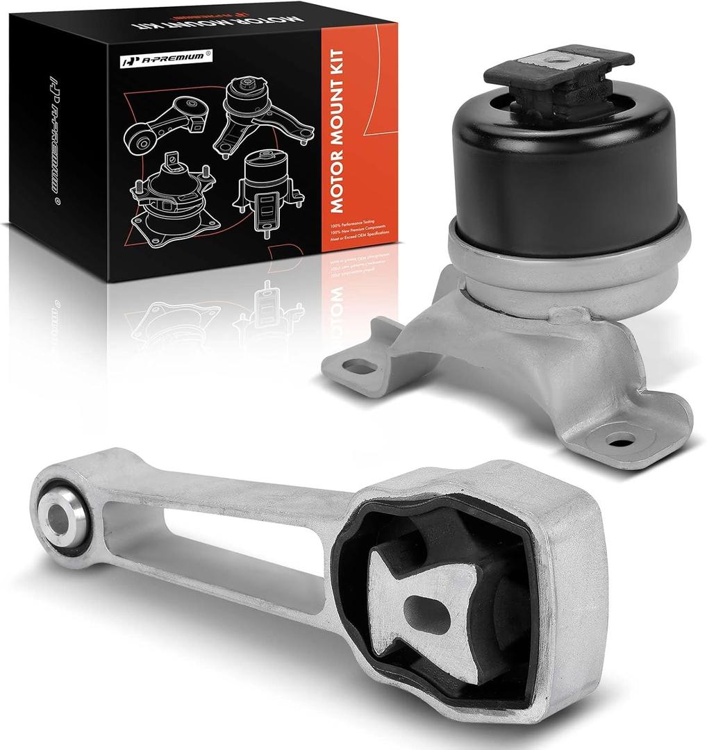 A-Premium 2PCS Engine Motor Mount and Torque Strut Mount Set Compatible with Volvo XC60 2010-2016, S60 2011-2016, XC70 2008-2015, S80 2007-2015, V60, V70 & Land Rover LR2, Discovery Sport