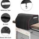 32 Inch Built-in Grill Cover for Bull 45005 Built in Gas Grill, Grill Cover for Outdoor Grill, Bull Outdoor Kitchen & Grill Head Cover, Waterproof Heavy Duty BBQ Grill Cover Cover with Handle