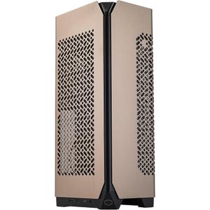 Cooler Master NCORE 100 MAX Bronze ITX SFF Tower Case, Custom 120mm AIO, 850W SFX Gold ATX3.0 PSU, 4 Slot GPU, Vertical Mount GPU, PCIe 4.0 Riser, Anodized Aluminum, USB Type C (NR100-ZNNN85-SL0)
