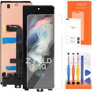 Samsung Galaxy Z Fold3 Screen Replacement for Samsung Z Fold 3 LCD Display SM-F926B F926U F926W LCD Digitizer Screen Touch Assembly Repair Part Outer Small Front(Not Fingerprint)