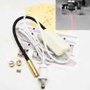 3-in-1 Sewing Machine Quilting Light with Adjustable Line, Crosshairs and Dot Illumination Heads, Sewing Machine Attachments with 5 Sheets Accurate Alignment Sticker