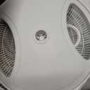 Lasko Oscillating Adjustable Pedestal Stand Fan with Timer and Remote for Indoor, Bedroom, Living Room, Home Office & College Dorm Use, 16 Inch, White, 1646, 47 In. Tall