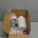 Jexine 4 Bundles Silk Artificial Peonies Flowers Faux Peony Bouquet Fake Peonies Artificial Flowers Bouquets for Vase Floral Arrangements Wedding Home Table Decoration (Light Pink,Dark Pink)