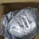 Electric Heated Blanket Throw 50''x60''Size Faux Fur Heating Blanket 10 Heating Settings, 1-8h Timer & Overheat Protection, Machine Washable, Soft Flannel and Sherpa Full Body Warmth (Light Gray)