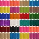 54 Pack Colorful Self Adhesive Bandage Wrap Bulk 4 Inch x 5 Yards Cohesive Bandage,Vet Wrap Breathable Elastic Self-Adherent Tape for Stretch Athletic Sports Wrist Ankle Dogs Pet Vet Wrap (18 Colors)