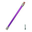 EZ SPARES Quick Release Extension Wand, Compatible for Dyson V7, V8, V10, and V11 Cordless Stick Vacuum Cleaner, Vacuum Wand Replacement, Spray Paint Aluminum Tube Pipe(Purple)