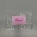 Misssix Medium Almond Gel Nail Tips Kit, 216Pcs Pre Etched Clear Fake Nails, Full Cover False Nail 9-in-1 Gel Glue and Portable Mini U V Nail Lamp for Women 12 Sizes