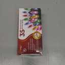 Multicolor LED Christmas Lights - 35 Count Multi-Colored Christmas String Lights for Small Tree, Crafts, Holiday, Indoor/Outdoor Decorations, 11 Feet Green Wire, UL Certified, Connectable