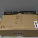 TEEHO TE012W-H WiFi Smart Door Lock with Handle, Fingerprint, Keypad, Key & App Control, Keyless Entry Deadbolt Set, Compatible with Alexa & Google Assistant, Easy Install for Front Door, Satin Nickel