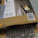 Umbra Estique Over The Door Coat Rack & Multi-Use Organizer, for Coats, Bags, Hats & More, White/Natural