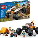 LEGO City 4x4 Off-Roader Adventures Toy Truck - Building Blocks for Boys & Girls, Ages 6+ Years - Monster Truck Pretend Play Toy - Gift Ideas - 60387