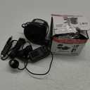 Nedyfix Inflatable Electric Air Pump,110V AC/12V DC Portable Fast Inflation Pump with 3 Nozzles, Used for Inflatable Boats,etc.