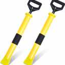 Gisafai 2 Pack Speed Filler Compound Tubes, ABS Reusable Hand Pump with Comfort Grip Flat Nozzle, for Filling Grouting Pointing Caulking Mortar Application, Easy Clean Drywall Cement Tool