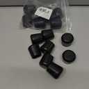 2 x Table Chair Rubber Leg Tips Caps, 8PCS Chair Leg Tips Caps, Rubber Furniture Feet Round for Furniture Legs, No Scratches and Reduce Noise(Black)