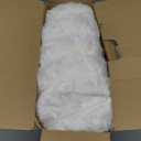 Cozy Bliss Faux Fur Throw Blanket for Couch, Cozy Warm Plush Striped Blanket for Sofa Bedroom Living Room, 50 * 60 Inches Cream White