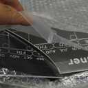 EIiovcnya Large Acrylic Magnetic Fridge Calendar, Clear Dry Erase Board Calendar for Refrigerator, 16" x 12" 2-in-1 Monthly Weekly Planner for To-Do/Grocery List, with 8 Color Markers and Towel, Great Gift for Home & Office