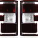 Tail Lights Assembly Compatible with 2018 2019 2020 Ford F-150 F150, Rear Light Taillights Replacement # JL3Z-13404-H JL3Z-13405-H