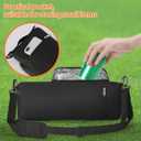 Golf Cooler Bag for Men Women, Small Soft Insulated Beer Cooler Holds 6 Pack of Cans or Two Wine Bottles, Portable Golf Accessories Cooler Sleeve for Camping Picnic Beach Outdoor