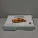 9x16 Borosilicate Glass Baking Dish, 3 Quart Glass Baking Dishes for Oven, Large Glass Cookware with 2 Silicone Mats and Gift Box, Heavy-Duty Casserole Dish for Family Party Cooking