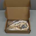 Patelai 3 Pcs Dog Bell for Door Potty Training Decorative Hanging Dog Door Bells Wooden Beads Adjustable Small Puppy Supplies for Pets Puppies Potty Training Accessories, 3 Colors