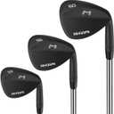 Forged Golf Wedge Set for Men or Individual 48/50/52/54/56/58/60/68/70/72 Degree RH Gap Wedge Sand Wedge Easily Escape from Bunker,Milled Face for More Spin