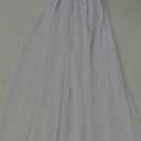 YnimioAOX Women's Off Shoulder Strapless Tube Maternity Dress for Photography Split Front Chiffon Gown for Photoshoot, S