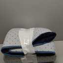 Woottpe 6x9 Feet Blue Area Rugs for Bedroom, Indoor Washable Memory Foam Rug for Living Room, Modern Aesthetic Minimalist Non-Slip Carpets for Kids Boys Girls Adults Dorm Home Decor