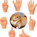 Tiny Hands,Cat Interactive Small Fingers,High Elasticity Hands for Cats,Mini Hands for Cats,Funny Toys. (High Elasticity-7PCS)