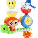 Bath Toys for Kids Ages 1-3 Toddler Bathtub Toys for Babies 1 2 3 Year Old Boys Girls Water Bath Tub Toy for 12 18 Months Infant with Cups