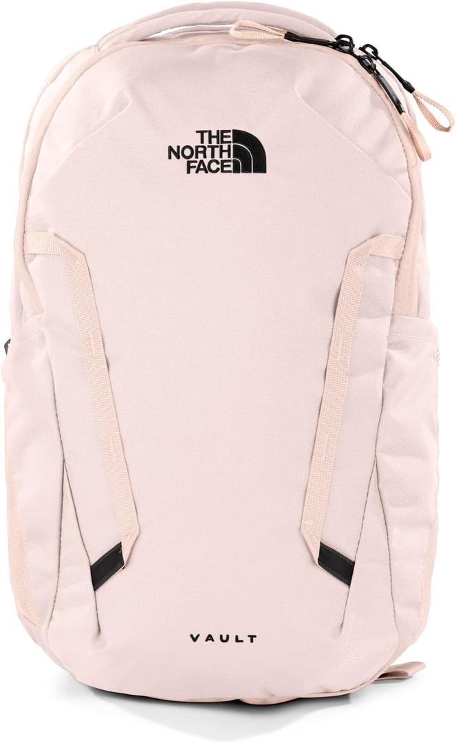 The North Face Women's Vault Everyday Laptop Backpack | Commuter Travel Bag with Water-Repellent Finish, Spacious Main Compartment, Pink Salt, One Size