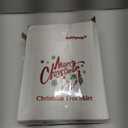 Sattiyrch Christmas Tree Skirt 48 in, Luxury Cable Knit Knitted Thick Rustic Xmas Holiday Decoration,Cream