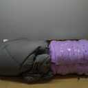 BDEUS Dual Layer 5 Inch Memory Foam Mattress Topper King Size, 2 Inch Gel Memory Foam Plus 3 Inch 1450 GSM Down Alternative Quilted Pillow Top Mattress Pad Cover,Dark Gray