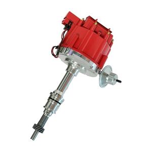 Complete Ignition Distributor Replacement For SBF Small Block Ford 260 289 302 5.0 Ignition HEI Distributor with 65K Volt Coil 1030213 PE330U Red Cap