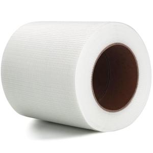 LLPT Drywall Repair Fiberglass Tape 6 x 100 Feet Industrial Grade Extra Strength Fiber Mesh Heavy Duty Self Adhesive for Seam Patch Wall Crack Seam Repair Color White (DRF610)