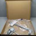 TUCAREST 741-527 Front Right Power Window Lift Regulator with Motor Assembly (Passenger Side) Fit for 2002-2006 Je-ep Liberty KJ (to 2-25-2006;Ball Stud Style) [# 55360030AB 55360030AG]