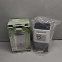 Dehumidifier, 60 OZ Water Tank, Dehumidifiers for Home, 500 sq. ft. Dehumidifier for Basement Bathroom Bedroom with Auto Shut Off, 7 Colors LED Light, Quiet Dehumidifiers with Sleep Mode (White)