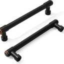 khtumeware 2 Pack Oil Rubbed Bronze Cabinet Pulls 6 Inch(152mm) Hole Centers Kitchen Cabinet Handles Cabinet Hardware Kitchen Handles for Cabinets Cupboard Handles Drawer Pulls