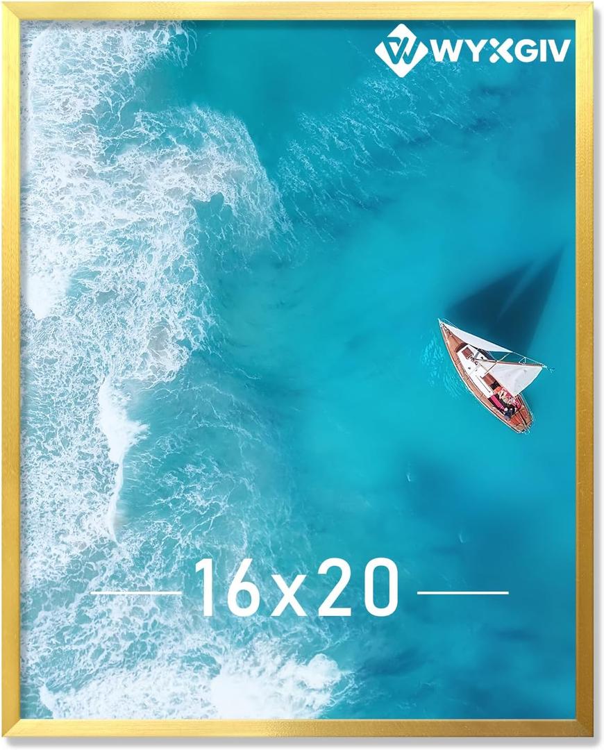 Gold 16x20 Picture Frame Lightweight yet Durable Frame Wall Hanging