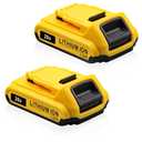 DCB203-2 3Ah 2Pack 20V Battery Replace for Dewalt 20V MAX Battery 20Volt Lithium-ion Battery DCB200 DCB201 DCB205 DCV580 DCB180 Compatible with Dewalt 20V Cordless Tools
400+ bought in past month