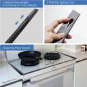2 Pack Stove Gap Covers,Stove Gap Covers Stainless Steel,Gap Filler for Stove and Counter,Heat Resistant Oven Gap Filler,Adjustable Length 13.8" to 27.5" (T Shape)