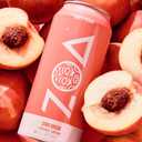 ZOA Zero Sugar Energy Drinks - White Peach | Healthy Energy Formula with Natural Caffeine, Daily Vitamin C, Essential B-Vitamins | Gluten-Free, Keto Friendly | 16 Ounce Cans (Pack Of 12) (EXP 06/04/26)